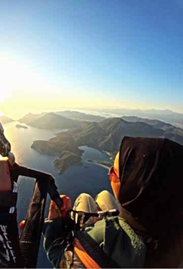 yamaç paraşütü kadın pilot