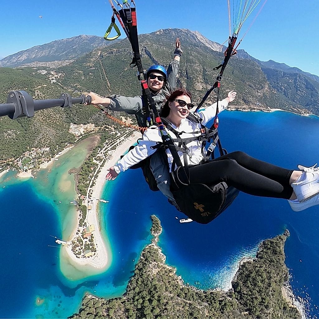 fethiye yamaç paraşütü bayan pilot