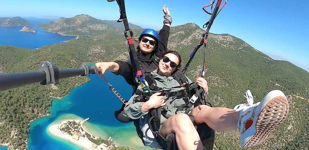 fethiye yamaç paraşütü kadın pilot