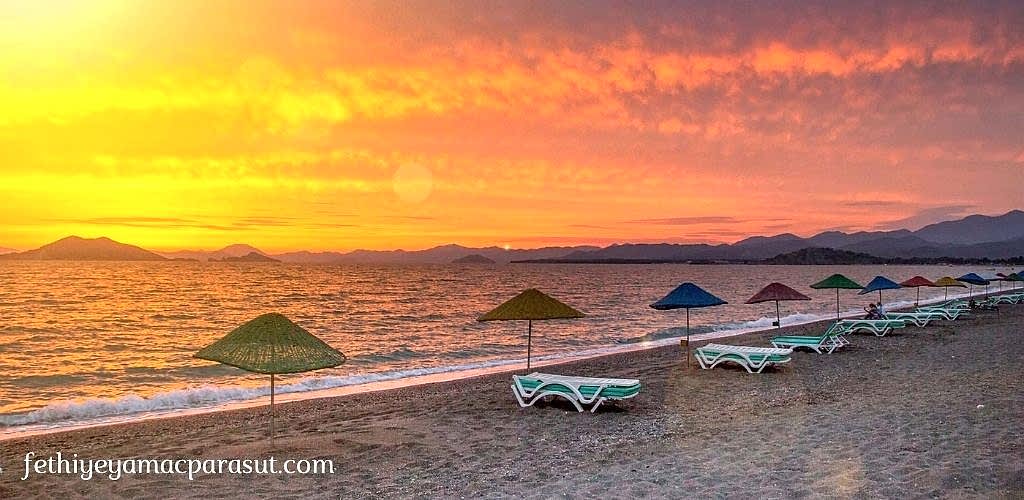 Fethiye de Gezilecek Yerler Çalış plajı