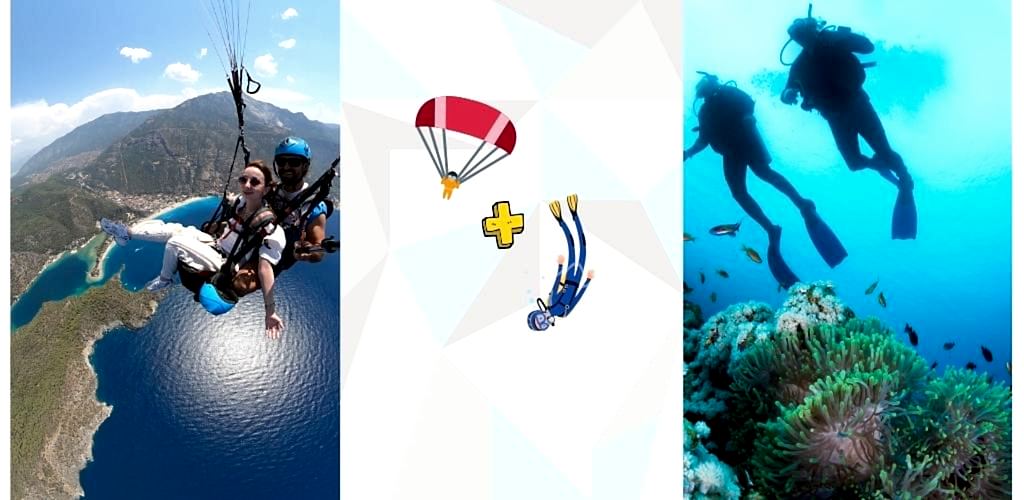 fethiye paraşüt ve fethiye dalış